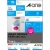 エーワン　ラベルシール［インクジェット］　ツヤ消しフィルム・透明　Ａ４　ノーカット　２８７９４　１冊（３０シート）