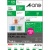 エーワン　ラベルシール［レーザープリンタ］　ツヤ消しフィルム・透明　Ａ４　２７面　６２×３１ｍｍ　四辺余白付　角丸　２９４６２　１冊（１０シート）