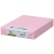 長門屋商店　Ｃｏｌｏｒ　Ｐａｐｅｒ　Ａ４　厚口　桃　ナ－３３７１　１冊（５００枚）