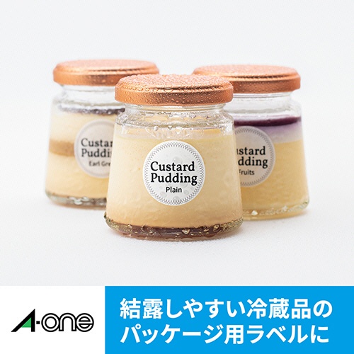 エーワン　ラベルシール［インクジェット］　超耐水マット紙・ホワイト　Ａ４　２７面　６２×３１ｍｍ　四辺余白付　角丸　６２２２７　１冊（２０シート）6
