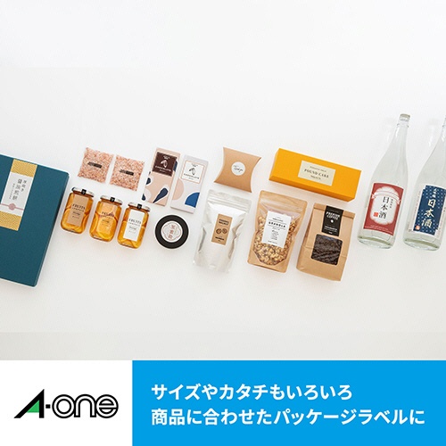 エーワン　ラベルシール［インクジェット］　超耐水マット紙・ホワイト　Ａ４　２７面　６２×３１ｍｍ　四辺余白付　角丸　６２２２７　１冊（２０シート）7