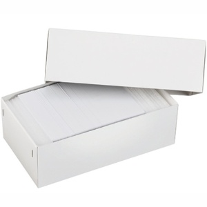 キヤノン　プラスチックカード　薄口　ピュアホワイト　両面　角丸　２９８９Ｖ３３３　１箱（２５０枚）2