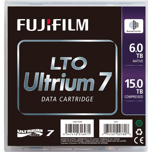【クリックでお店のこの商品のページへ】TANOSEE 富士フイルム LTO Ultrium7 データカートリッジ 6.0TB/15TB 1パック(5巻) LTO FB UL-7 TSX5