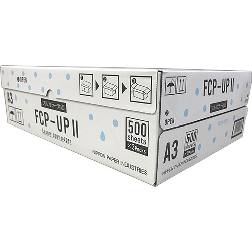 日本製紙　ＦＣＰ－ＵＰＩＩ　Ａ３　ＦＣＰ－ＵＰ２－Ａ３　１箱（１５００枚：５００枚×３冊）1