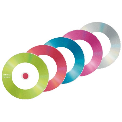 バーベイタム　データ用ＤＶＤ－Ｒ　４．７ＧＢ　１－１６倍速　５色カラーＭＩＸ　５ｍｍスリムケース　ＤＨＲ４７ＪＭ１０Ｖ１　１パック（１０枚：各色２枚）2
