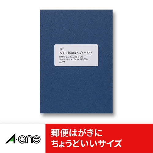 エーワン　スーパーエコノミーシリーズ　プリンタ用ラベル　Ａ４　２４面　７０×３３．９ｍｍ　上下余白付　Ｌ２４ＡＭ５００Ｎ　１箱（５００シート）3