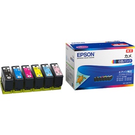 エプソン　インクカートリッジ　カメ　６色パック　ＫＡＭ－６ＣＬ　１箱（６個：各色１個）