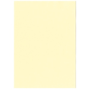 北越コーポレーション　紀州の色上質　Ａ４Ｙ目　超厚口　レモン　１冊（１００枚）1
