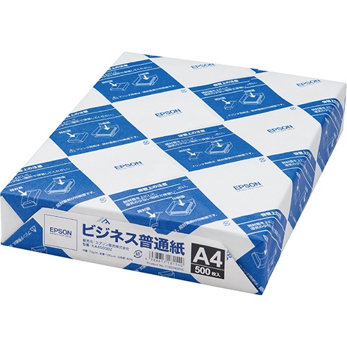 エプソン　ビジネス普通紙　Ａ４　ＫＡ４５００ＢＺ　１冊（５００枚）1