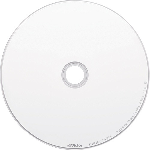 ＪＶＣ　録画用ＤＶＤ－Ｒ　１２０分　１－１６倍速　ホワイトワイドプリンタブル　５ｍｍスリムケース　ＶＨＲ１２ＪＰ２０Ｊ１　１パック（２０枚）2