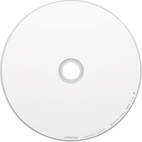 ＪＶＣ　録画用ＢＤ－Ｒ　１３０分　１－６倍速　ホワイトワイドプリンタブル　スピンドルケース　ＶＢＲ１３０ＲＰ３０ＳＪ１　１パック（３０枚）2