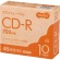 ＴＡＮＯＳＥＥ　データ用ＣＤ－Ｒ　７００ＭＢ　４８倍速　ホワイトプリンタブル　スリムケース　１パック（１０枚）1