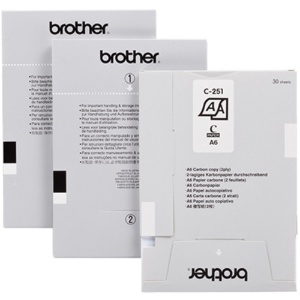 ブラザー　Ｍ　ＰＲＩＮＴシリーズ用ペーパーカセット　複写紙（２枚複写）　Ａ６サイズ　Ｃ－２５１　１セット（３００枚：３０枚×１０カセット）1