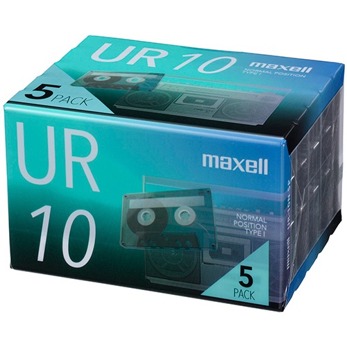 マクセル　音楽用カセットテープ「ＵＲ」　１０分　ＵＲ－１０Ｎ５Ｐ　１パック（５巻）1
