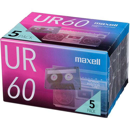 たのめーる】マクセル 音楽用カセットテープ「UR」 60分 UR-60N5P 1
