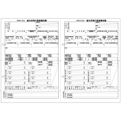 応研　源泉徴収票（電子申告用）　給与大臣ＮＸ　１００人分　ＫＹ－４６５　１箱（５０枚）1