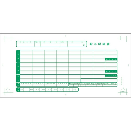 ダイオーミウラ　給与明細書I　２枚複写　ＢＰ１００３０１０Ｒ０３　１箱（５００セット）2