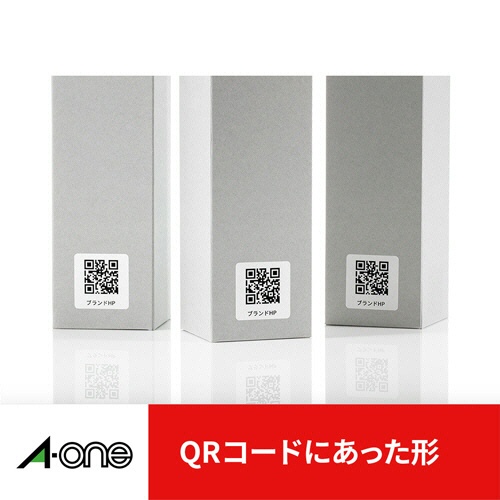 エーワン　ラベルシール［プリンタ兼用］　ハイグレードタイプ　マット紙・ホワイト　Ａ４　４０面　３０×３０ｍｍ　四辺余白付　角丸　７６２４０　１冊（１００シート）4