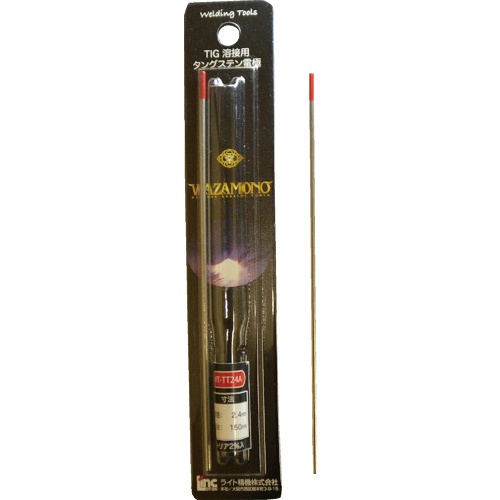 ｌｉｇｈｔ　ライト　ＷＡＺＡＭＯＮＯ　ＴＩＧ　電極棒　トリア　２％　ＷＴ－ＴＴ２４Ａ　１パック1
