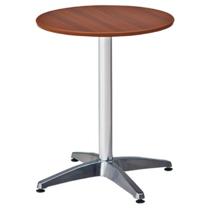 ＡＫＩＲＡ　カフェテーブル　丸型　アルミＸ脚　直径６００×高さ７２０ｍｍ　ダークブラウン　ＣＴＸＡ－６０Ｒ－ＤＢ　１台1