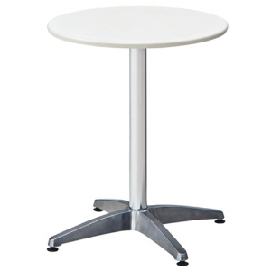 ＡＫＩＲＡ　カフェテーブル　丸型　アルミＸ脚　直径６００×高さ７２０ｍｍ　ホワイト　ＣＴＸＡ－６０Ｒ－ＷＨ　１台1