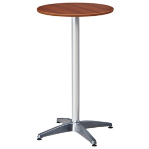 ＡＫＩＲＡ　ハイカフェテーブル　丸型　アルミＸ脚　直径６００×高さ１０００ｍｍ　ダークブラウン　ＣＴＨＸＡ－６０Ｒ－ＤＢ　１台1