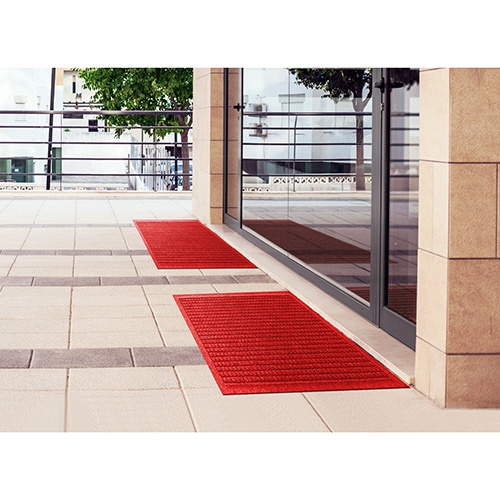 クリーンテックス・ジャパン　吸水速乾玄関マット　ウォーターホースＴ　４４０×７４０ｍｍ　レッド　ＡＣ０００２５　１枚3