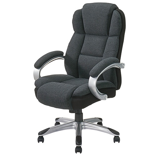 ナカバヤシ　ファブリックポケットコイルチェア　肘付　ブラック　ＣＣＦ－５０１ＢＫ　１脚1