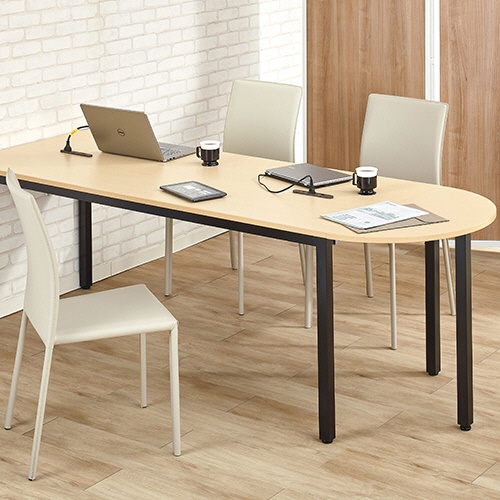 Ｇ－Ｓｔｙｌｅ　スクエアテーブル　ＡＣ電源・ＵＳＢ付　幅１８００×奥行７５０×高さ７００ｍｍ　ホワイト　ＧＳＣ－１８７５Ｗ　１台3