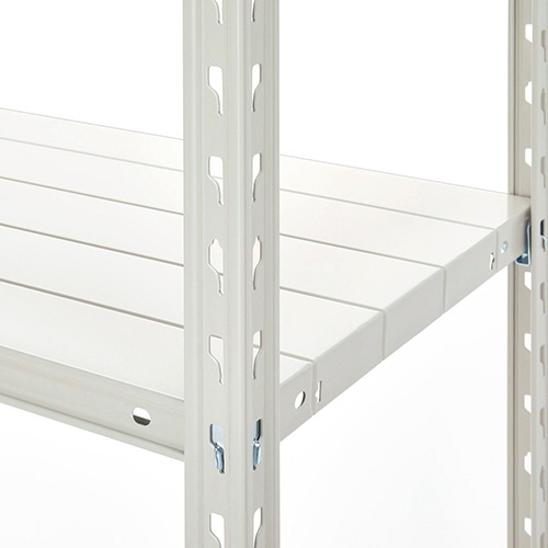 双福鋼器　軽量ＢＬラック　幅１２００×奥行６００×高さ１８００ｍｍ　４段　耐荷重１５０ｋｇ／段　ホワイトグレー　ＢＬ－６４Ｌ４　１台2