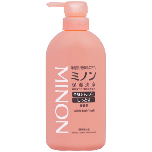 第一三共ヘルスケア　ミノン　全身シャンプー　しっとりタイプ　本体　４５０ｍＬ　１本1