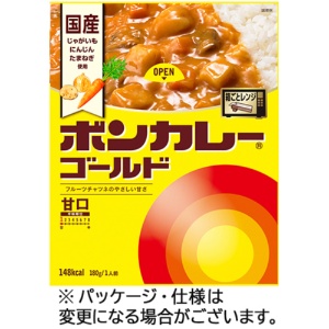 大塚食品　ボンカレーゴールド　甘口　１８０ｇ　１食1