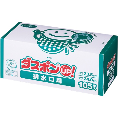 白元アース　ダスポンＵＰ！　排水口用　ＤＳＨ－１０５　１パック（１０５枚）1