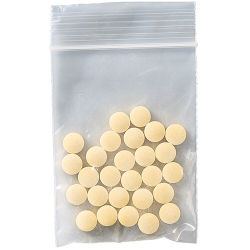 抗菌剤入り　チャック付き袋　６３×８５ｍｍ　１パック（１００枚）2