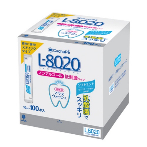 紀陽除虫菊　クチュッペ　Ｌ－８０２０　マウスウォッシュ　ソフトミント（ノンアルコール）スティックタイプ　１０ｍＬ　Ｋ－７０９２　１箱（１００本）1