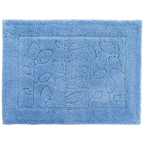 オカ　乾度良好　ファインバスマット　約４５×６０ｃｍ　ブルー　１枚1