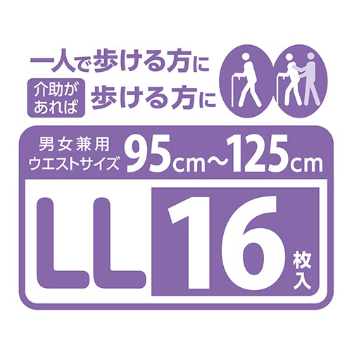 リブドゥコーポレーション　リフレ　はくパンツ　スリムタイプ　ＬＬ　１パック（１６枚）4