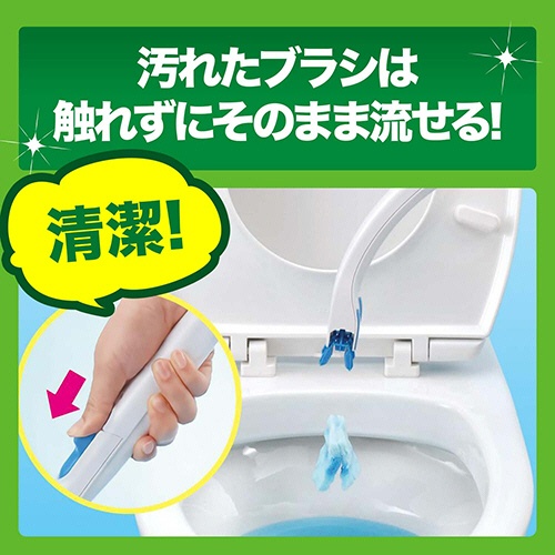 ジョンソン　スクラビングバブル　流せるトイレブラシ　シトラス　付替ブラシ　１パック（１２個）4