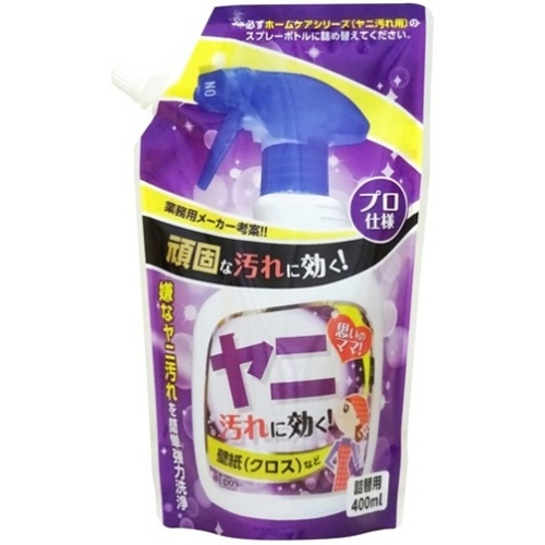 友和　ホームケアシリーズ　ヤニ汚れ用　詰替　４００ｍｌ　１個1