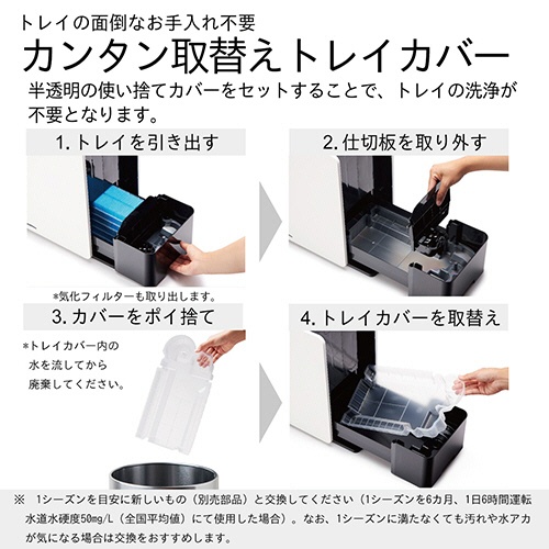 ダイニチ工業　ハイブリッド式加湿器　スノーホワイト　ＨＤ－ＬＸＣ１２００Ｄ－Ｗ　１台5