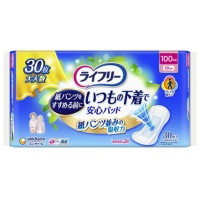 ユニ・チャーム ライフリー いつもの下着で安心パッド 100cc 1パック(30枚)