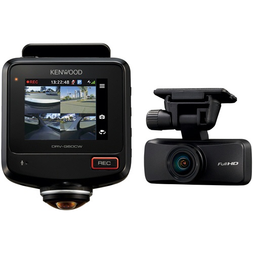 ケンウッド　３６０°撮影対応２カメラドライブレコーダー　ＤＲＶ－Ｇ６０ＣＷ　１台1