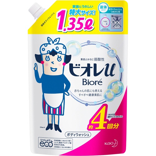 花王　ビオレｕ　ボディウォッシュ　つめかえ用　特大　１．３５Ｌ　１パック1