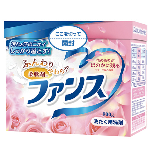 たのめーる 第一石鹸 ファンス 衣料用洗剤 柔軟剤in 900g 1個の通販
