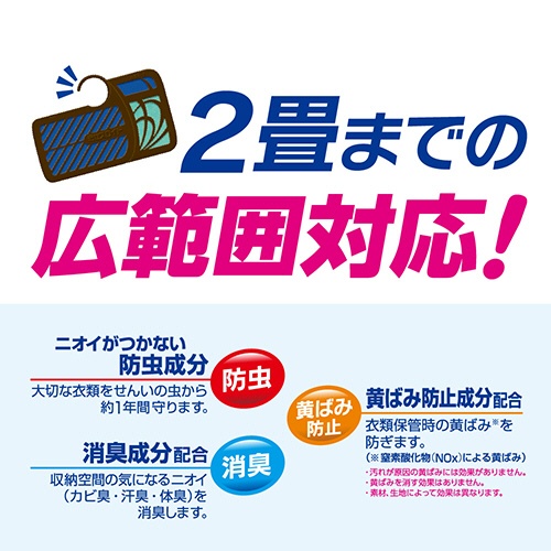 白元アース　ミセスロイド　１年防虫　ウォークインクローゼット用　白檀の香り　１箱（３個）4