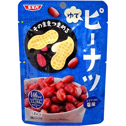 清水食品　ＳＳＫ　そのままつまめる　ゆでピーナッツ　４０ｇ　１個1