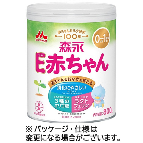 森永乳業　乳児用ミルク　Ｅ赤ちゃん　大缶　８００ｇ　１個1