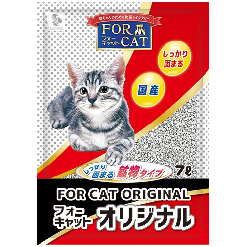 新東北化学工業　猫砂　フォーキャット　オリジナル　７Ｌ　１パック1