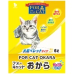 新東北化学工業　猫砂　フォーキャット　おから　せっけんの香り　６Ｌ