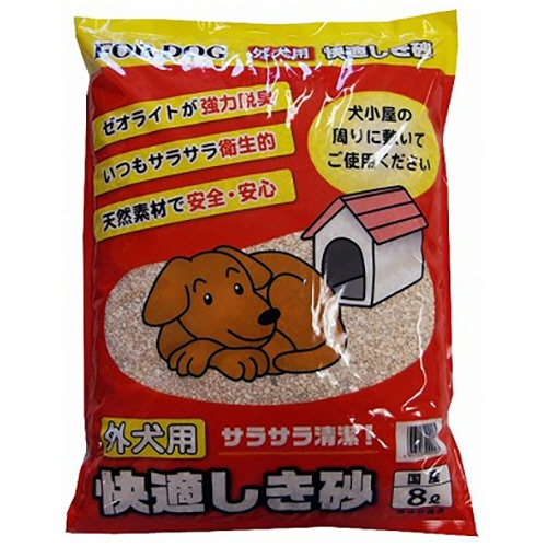 新東北化学工業　外犬用　快適しき砂　８Ｌ　１パック1